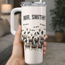 Load image into Gallery viewer, Personalized 40oz Tumbler Custom Name Teacher Gift Idea