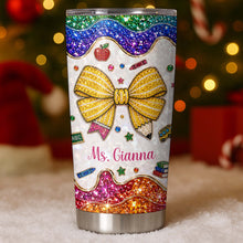 Load image into Gallery viewer, Personalized Stainless Steel Tumbler Custom Teacher Gift 20oz 30oz
