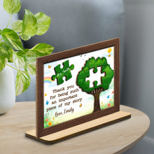 Load image into Gallery viewer, Personalized 2-Layer Wood Plaque Custom Message Gift for Teacher