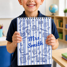 Load image into Gallery viewer, Personalized Sketch Book Custom Cover Gift for Teachers