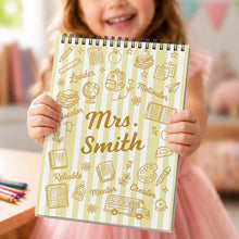 Load image into Gallery viewer, Personalized Sketch Book Custom Cover Gift for Teachers