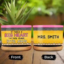 Load image into Gallery viewer, Personalized Ceramic Plant Pot Custom Teacher Gift Idea