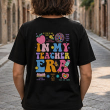 Load image into Gallery viewer, Personalized Custom T-Shirt for Teacher with Apple Design
