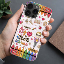 Load image into Gallery viewer, Personalized Clear Phone Case Custom Teacher Gift for Educator