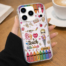 Load image into Gallery viewer, Personalized Clear Phone Case Custom Teacher Gift for Educator