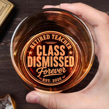 Load image into Gallery viewer, Personalized Engraved Whiskey Glass for Teachers Gift Idea