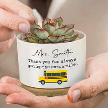 Load image into Gallery viewer, Personalized Ceramic Plant Pot Thank You Gift for Teachers