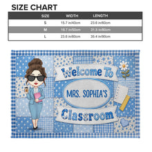 Load image into Gallery viewer, Personalized Teacher Doormat Custom Name Classroom Gift