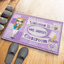 Load image into Gallery viewer, Personalized Teacher Doormat Custom Name Classroom Gift