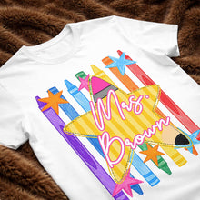 Load image into Gallery viewer, Personalized Teacher T-Shirt Hoodie Custom Name Gift Idea