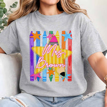 Load image into Gallery viewer, Personalized Teacher T-Shirt Hoodie Custom Name Gift Idea