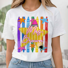 Load image into Gallery viewer, Personalized Teacher T-Shirt Hoodie Custom Name Gift Idea