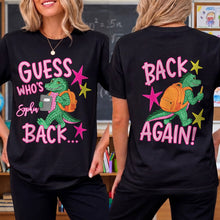 Load image into Gallery viewer, Personalized Alligator T-Shirt Custom Name Gift for Teacher