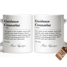Load image into Gallery viewer, Personalized Guidance Counselor Coffee Mug Gift for Teacher