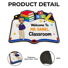 Load image into Gallery viewer, Personalized Teacher Welcome Doormat Custom Name Classroom Gift