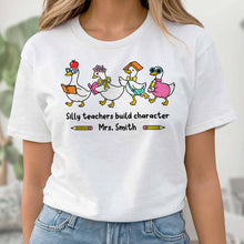 Load image into Gallery viewer, Personalized Teacher T-shirt Custom Name Gift for Educators