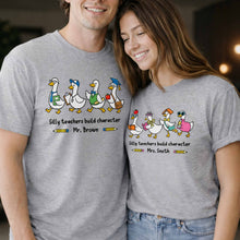 Load image into Gallery viewer, Personalized Teacher T-shirt Custom Name Gift for Educators