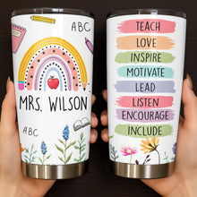 Load image into Gallery viewer, Personalized Teacher Gift 20oz Custom Stainless Steel Tumbler