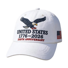 Load image into Gallery viewer, Personalized 250th Anniversary Cap Custom Name Gift for Dad