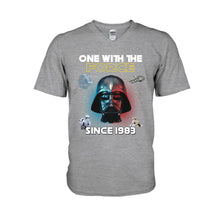 Load image into Gallery viewer, Personalized The Force T-shirt and Hoodie Custom Name Gift