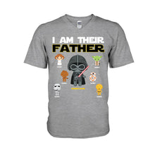 Load image into Gallery viewer, Personalized I Am Their Father T-Shirt & Hoodie Gift for Dad, Custom Name, Father's Day