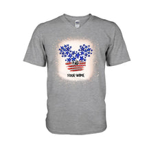 Load image into Gallery viewer, Personalized Stars And Stripes Mouse Ears T-Shirt & Hoodie for Independence Day