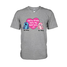 Load image into Gallery viewer, Personalized Couple T-shirt and Hoodie You're Stuck With Me Gift