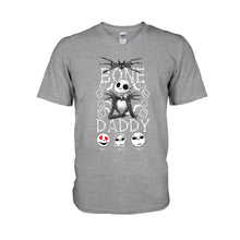 Load image into Gallery viewer, Personalized Bone Daddy T-shirt & Hoodie Gift for Halloween