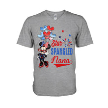 Load image into Gallery viewer, Personalized Independence Day Grandma T-shirt and Hoodie Gift