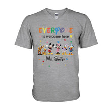 Load image into Gallery viewer, Personalized 'Everyone Is Welcome Here' T-shirt & Hoodie for Kids