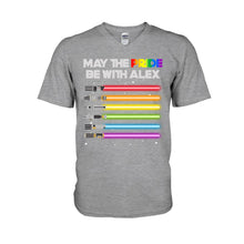 Load image into Gallery viewer, Personalized LGBT Pride T-shirt & Hoodie with Custom Name