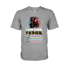 Load image into Gallery viewer, Personalized Father T-shirt & Hoodie with Custom Names | Father's Day Gift
