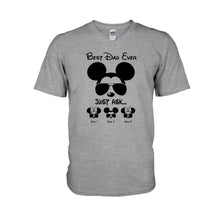 Load image into Gallery viewer, Personalized Mickey Mouse T-shirt & Hoodie Gift for Dad's Day