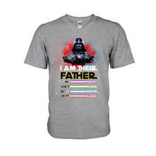 Load image into Gallery viewer, Personalized Star Wars Father T-shirt and Hoodie Gift