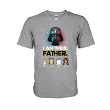 Load image into Gallery viewer, Personalized Cat T-shirt & Hoodie Gift for Dad | I Am Their Father