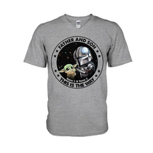 Load image into Gallery viewer, Personalized Father's Day T-shirt & Hoodie with Star Wars Theme