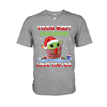 Load image into Gallery viewer, Personalized Yoda Best T-Shirt and Hoodie Christmas Gift for Dad/Mom