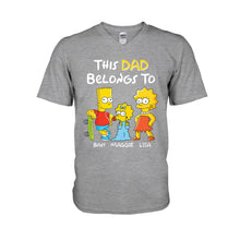 Load image into Gallery viewer, Personalized Dad T-shirt Hoodie Custom Family Gift