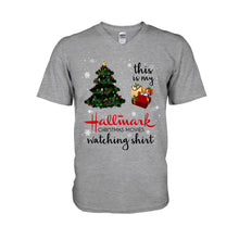 Load image into Gallery viewer, Personalized Hallmark Christmas Movies Watching T-shirt & Hoodie