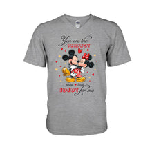 Load image into Gallery viewer, Personalized Mickey Mouse Couple T-shirt & Hoodie Gift