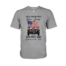 Load image into Gallery viewer, Personalized Independence Day T-Shirt & Hoodie with Names for Jeep Lovers