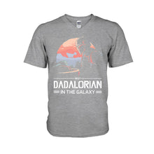 Load image into Gallery viewer, Personalized Best Dad In The Galaxy T-shirt & Hoodie Gift