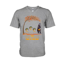 Load image into Gallery viewer, Personalized Halloween T-shirt & Hoodie The DADALORIAN Gift for Kids