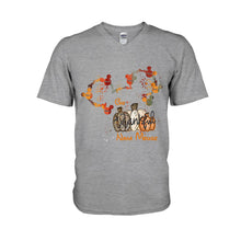 Load image into Gallery viewer, Personalized Thanksgiving Grandma T-Shirt & Hoodie Gift