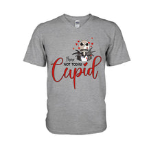 Load image into Gallery viewer, Personalized Not Today Cupid T-shirt & Hoodie Gift for Valentine