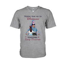 Load image into Gallery viewer, Personalized Disneyland Couple T-shirt & Hoodie Gift for Couples