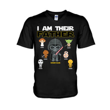Load image into Gallery viewer, Personalized I Am Their Father T-Shirt & Hoodie Gift for Dad, Custom Name, Father's Day
