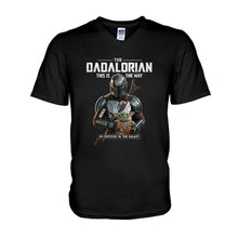 Load image into Gallery viewer, Personalized Dadalorian This Is The Way T-shirt & Hoodie Gift for Dad