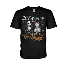Load image into Gallery viewer, Personalized Couple T-Shirt & Hoodie Nightmare Gift for Anniversary