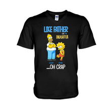 Load image into Gallery viewer, Personalized Father Daughter T-shirt and Hoodie Custom Name Gift